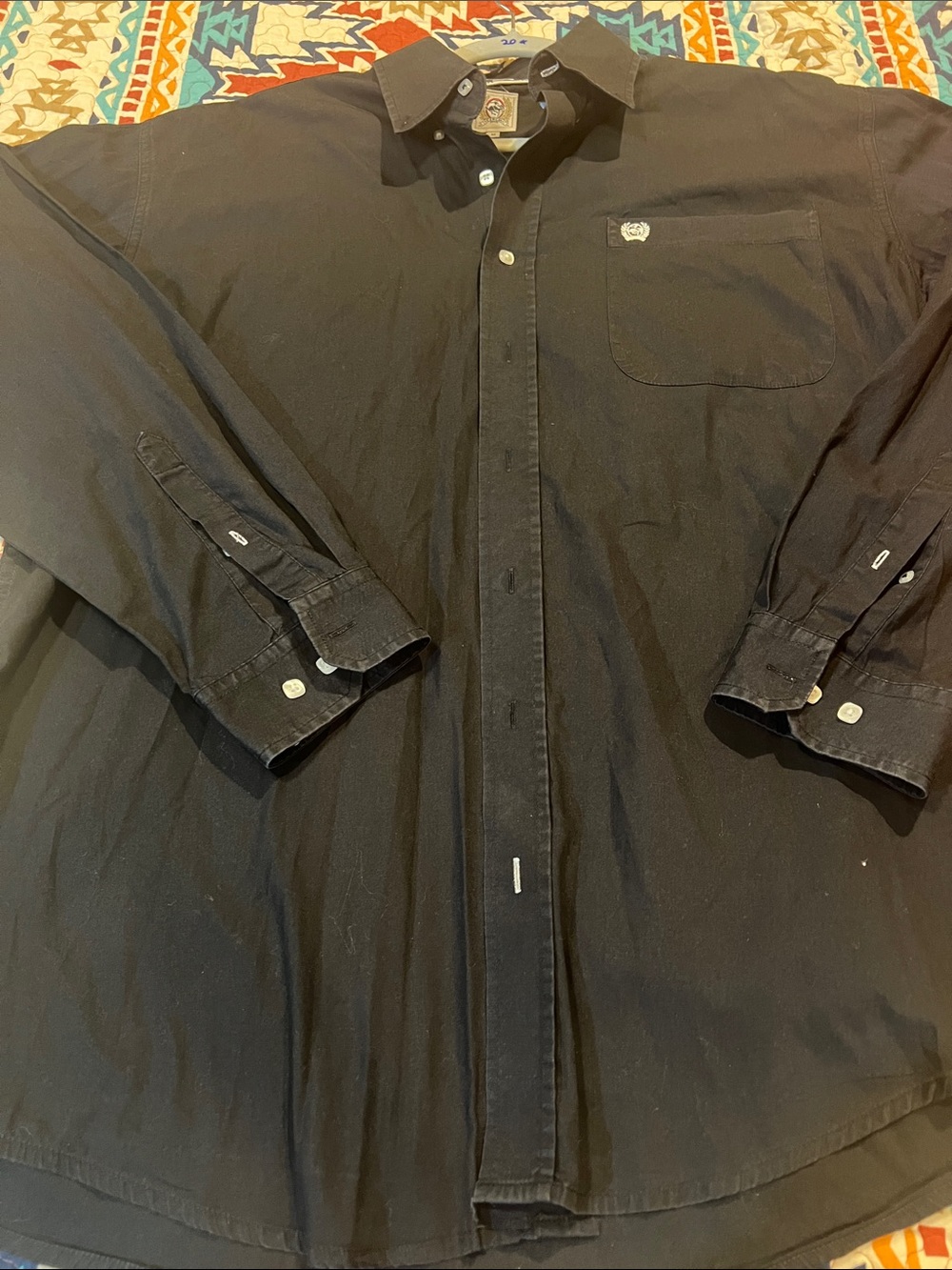 Cinch Men's Black Button-Front Shirt Jacket
